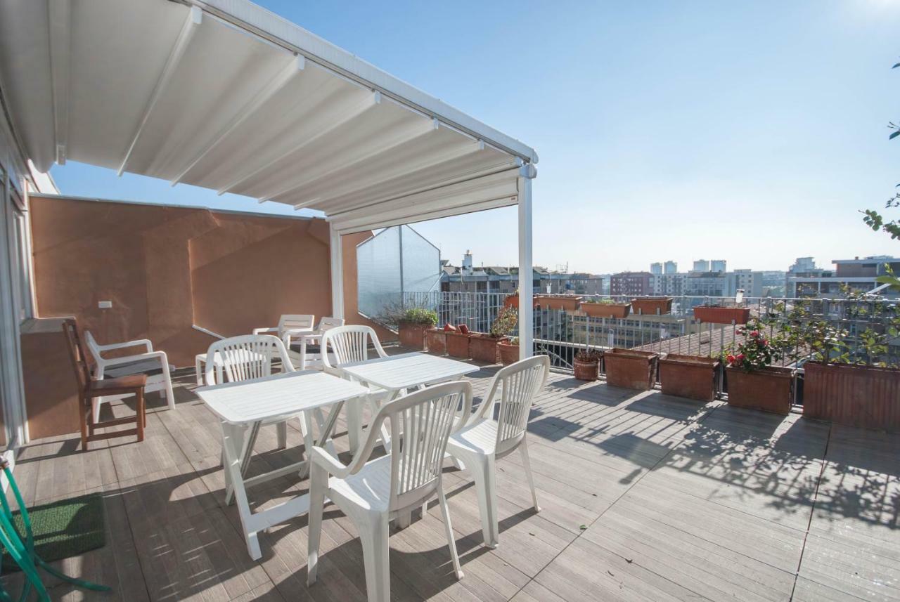 Exclusive Rooftop Apartment With Large Terrace In Solari/Tortona Milano Ngoại thất bức ảnh